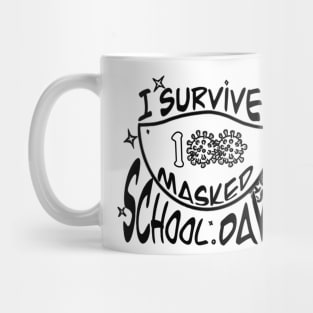 I survived 100masked school day Mug